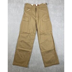 Vtg US Expedition Pants Mens 30x30 Khaki Paratrooper Cargo Utility Fatigues